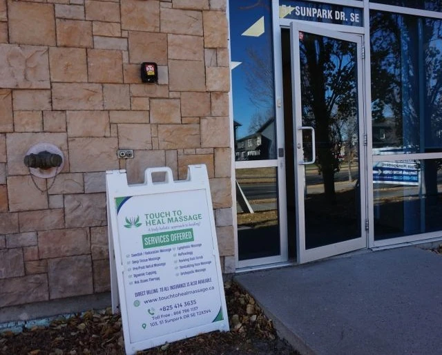 Touch To Heal clinic entrance